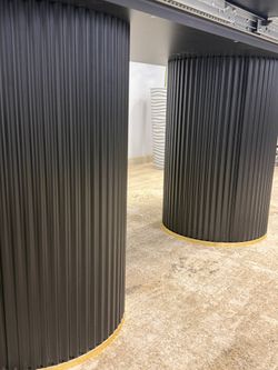 Стол KENNER LDs2000 черный/керамика LARKA GRAY