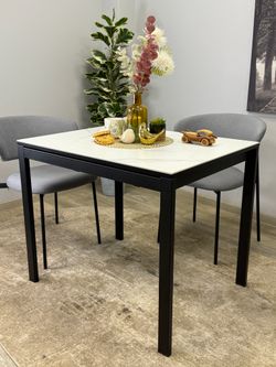 Стол KENNER LK1000 черный/керамика NEW ARMANI GRAY