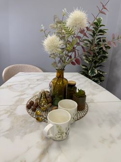 Стол KENNER SL1600 белый/керамика белая глянец