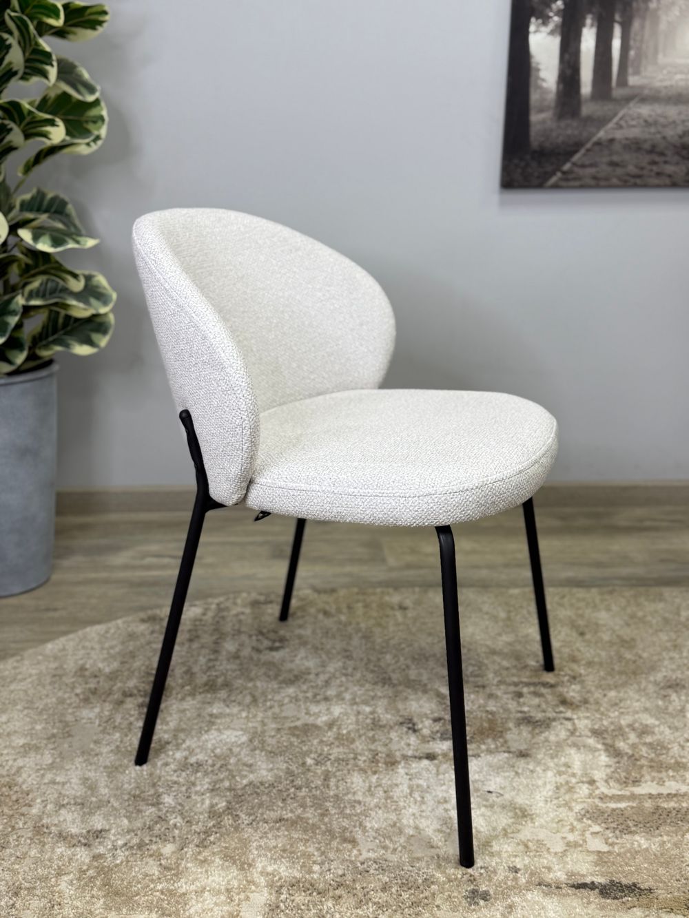 Стул KENNER 304SD черный/серебристый микробукле