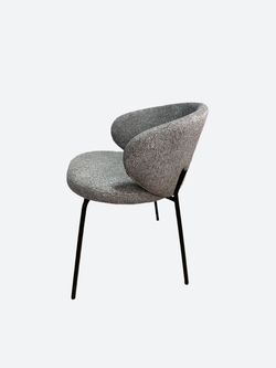 Стул KENNER 305SD черный/серый микробукле