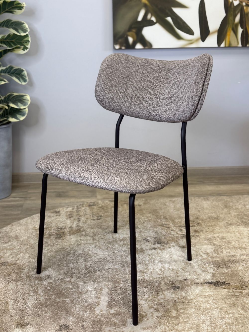 Стул KENNER 302SD черный/капучино микробукле