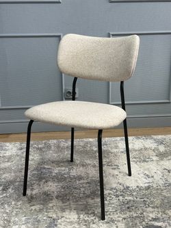 Комплект стульев 2шт KENNER 302SD черный/бежевый микробукле