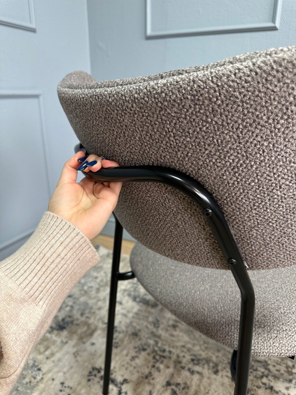 Комплект стульев 2шт KENNER 302SD черный/капучино микробукле