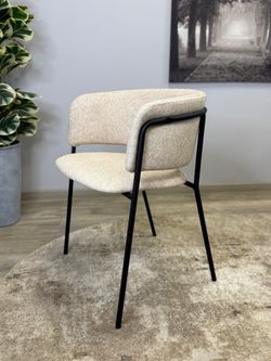 Стул KENNER 303SD черный/микробукле бежевый