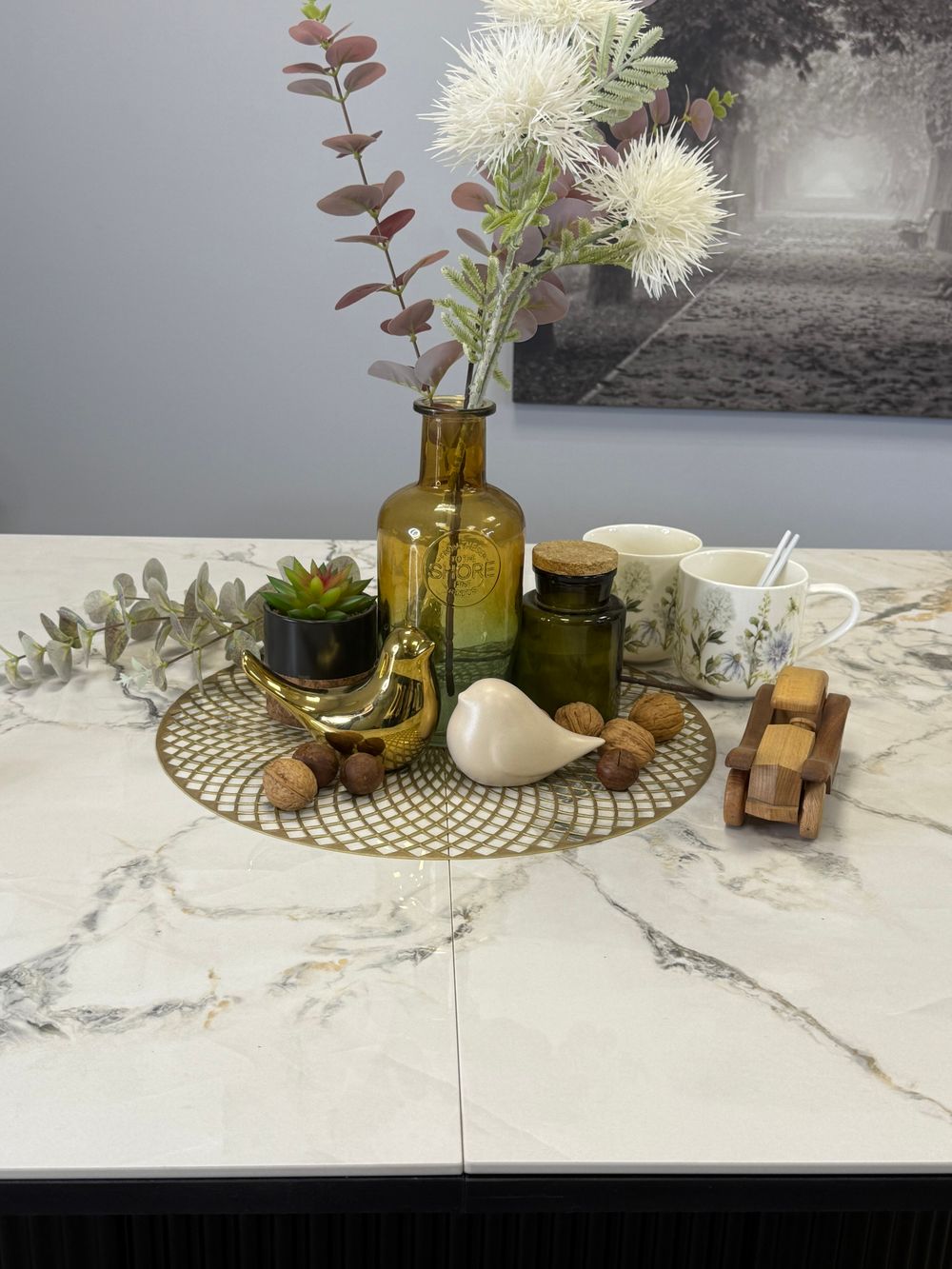 Стол Kenner LDs1600, черный/керамика SHAKESPEARE BLACK