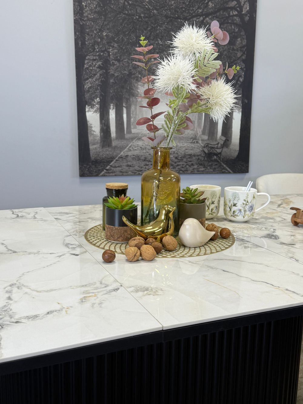 Стол Kenner LDs1600, белый/керамика TIANSHAN WHITE