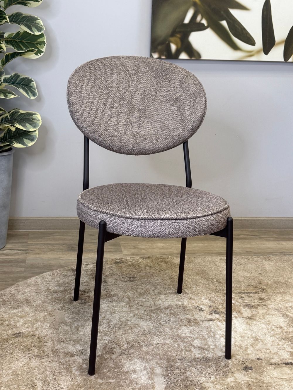 Стул KENNER 301SD черный/капучино микробукле