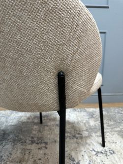 Комплект стульев 2шт KENNER 304SD черный/бежевый микробукле