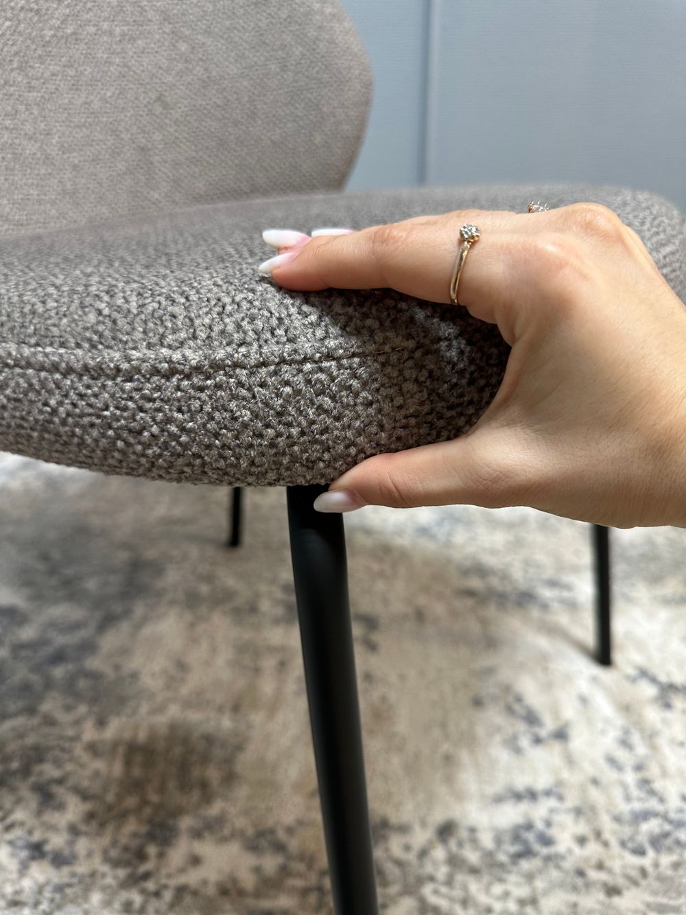 Комплект стульев 2шт KENNER 304SD черный/капучино микробукле