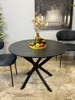 Стол KENNER R1000s черный/керамика черная