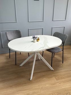 Стол KENNER DO1300 белый/керамика белая