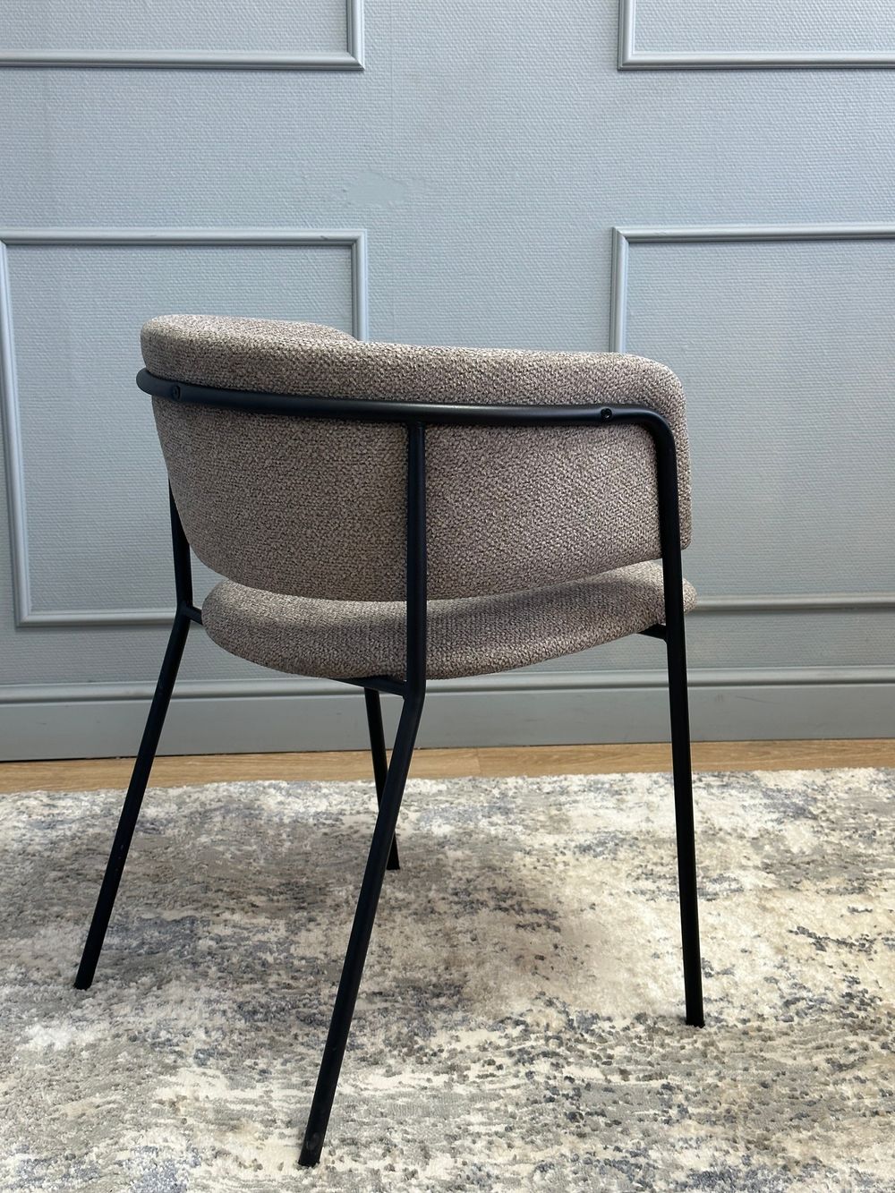 Комплект стульев 2шт KENNER 303SD черный/микробукле капучино