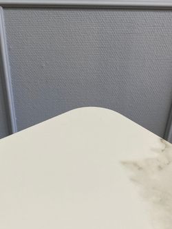 Стол KENNER AA1200 черный/керамика мрамор белый