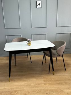 Стол KENNER 1200K венге/стекло белое глянец