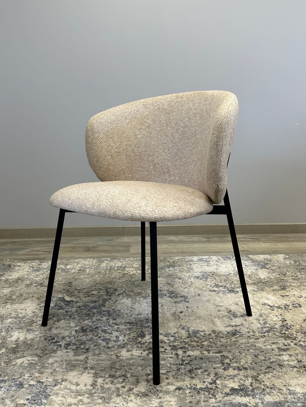 Комплект стульев 2шт KENNER 306SD черный/бежевый