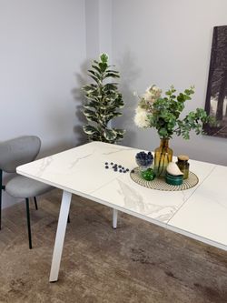 Стол Kenner AK1200, белый/керамика GLORIA WHITE арт.170190