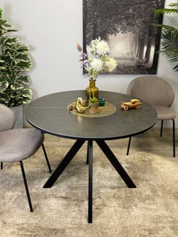 Стол KENNER AR1000 черный/керамика темно-серая