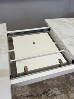 Стол KENNER SL1600 белый/керамика белая глянец