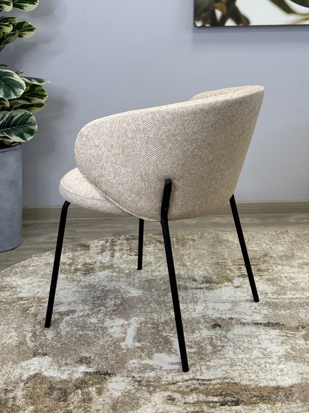 Стул KENNER 305SD черный/бежевый микробукле