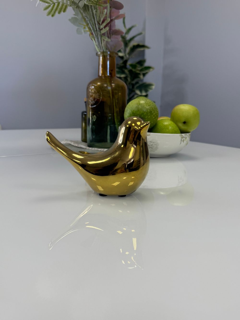 Стол KENNER 1100K венге/стекло белое глянец